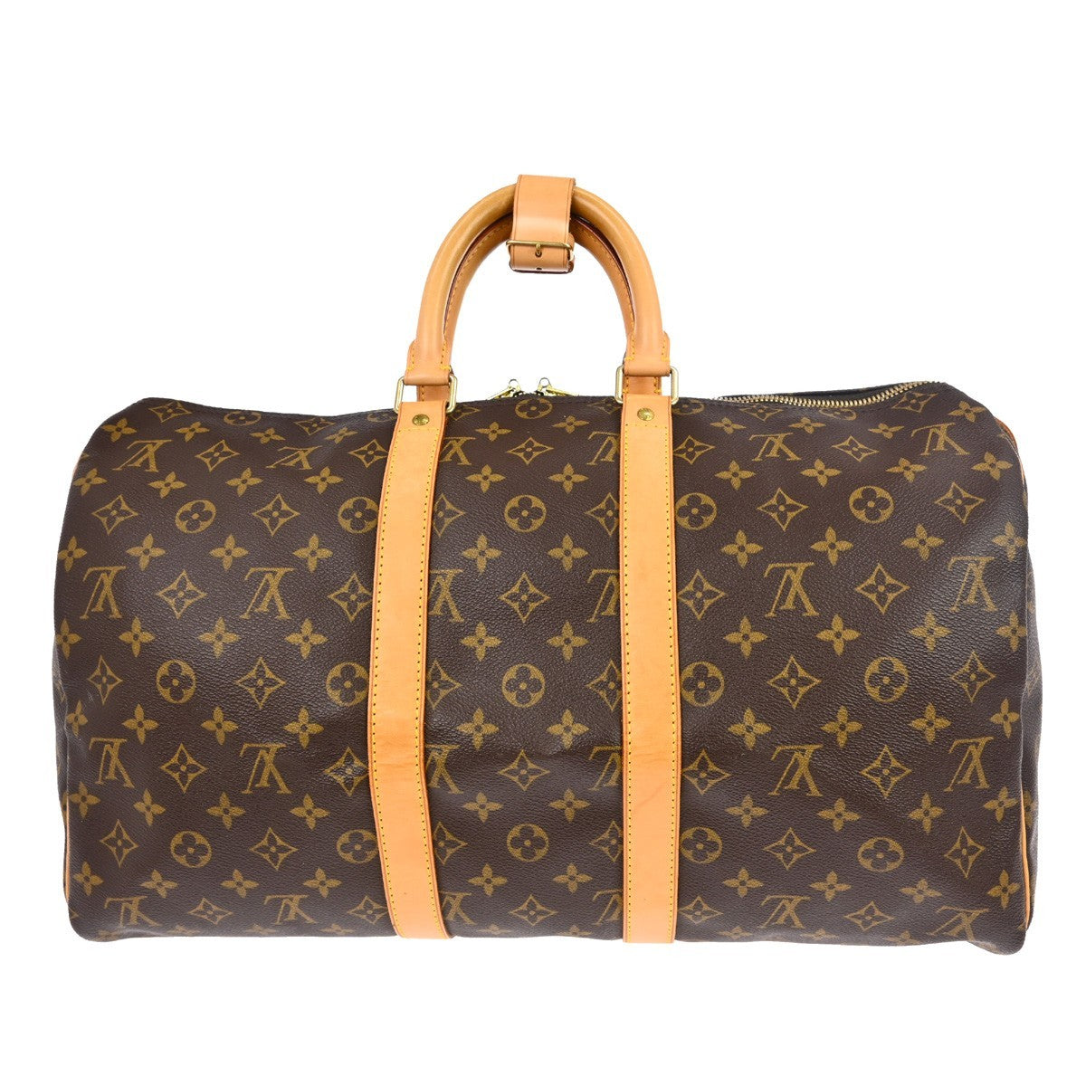 Louis Vuitton Louis Vuitton Keepall Bag Monogram Canvas Brown Canvas Handbag (Pre-Loved)
