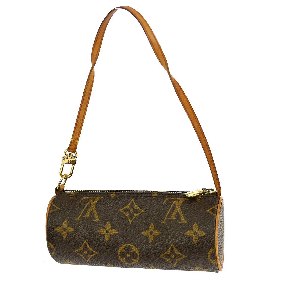 Louis Vuitton Papillon Pochette Monogram Canvas Brown Canvas Clutche & Pouche Bag (Authentic Pre-Loved)