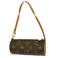 Louis Vuitton Papillon Pochette Monogram Canvas Brown Canvas Clutche & Pouche Bag (Authentic Pre-Loved)