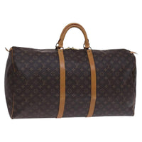 Louis Vuitton Keepall Bag Monogram Canvas Brown Canvas Travel Bag Bag (Authentic Pre-Loved)