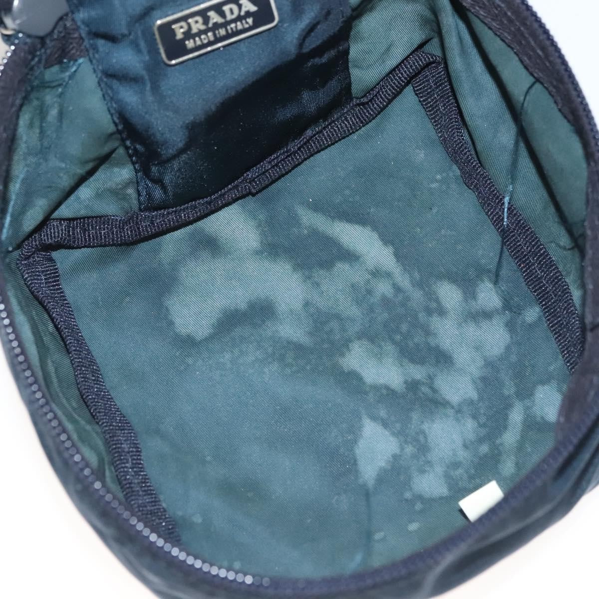 Prada Zip Around Toiletry Bag Tessuto Navy Nylon Clutche & Pouche Bag (Pre-Loved)
