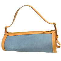 Hermes Sac Doremi Bag Denim With Leather Blue Denim_Jeans Shoulder Bag Bag (Authentic Pre-Loved)
