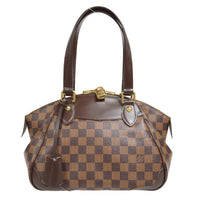 Louis Vuitton Verona Handbag Damier Brown Canvas Shoulder Bag Bag (Pre-Loved)