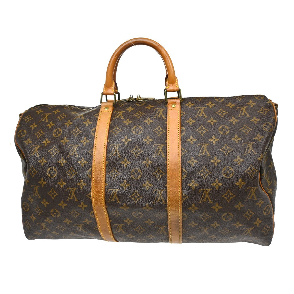 Louis Vuitton Louis Vuitton Keepall Bandouliere Bag Monogram Canvas Brown Canvas Travel Bag Bag (Pre-Loved)