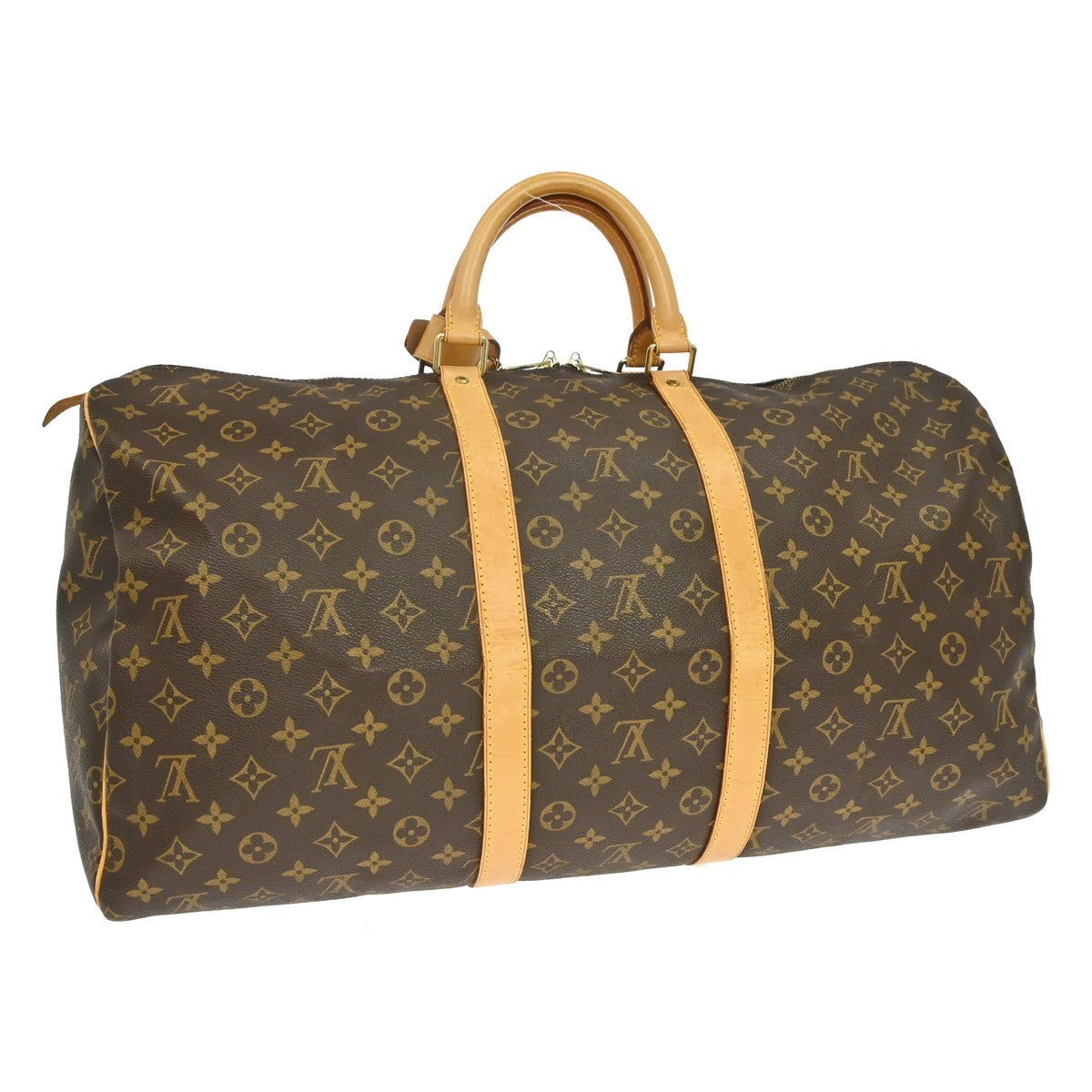 Louis Vuitton Louis Vuitton Keepall Bag Monogram Canvas Brown Canvas Travel Bag Bag (Pre-Loved)