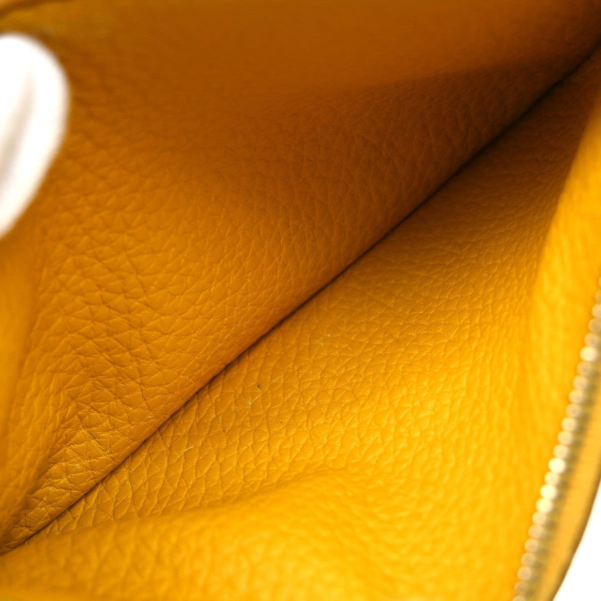 Hermes Dogon Duo Combined Wallet Leather Yellow Leather Wallets Accessory (Authentic Pre-Loved)