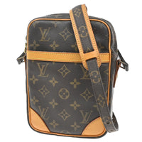 Louis Vuitton Danube Handbag Monogram Canvas Brown Canvas Shoulder Bag Bag (Authentic Pre-Loved)