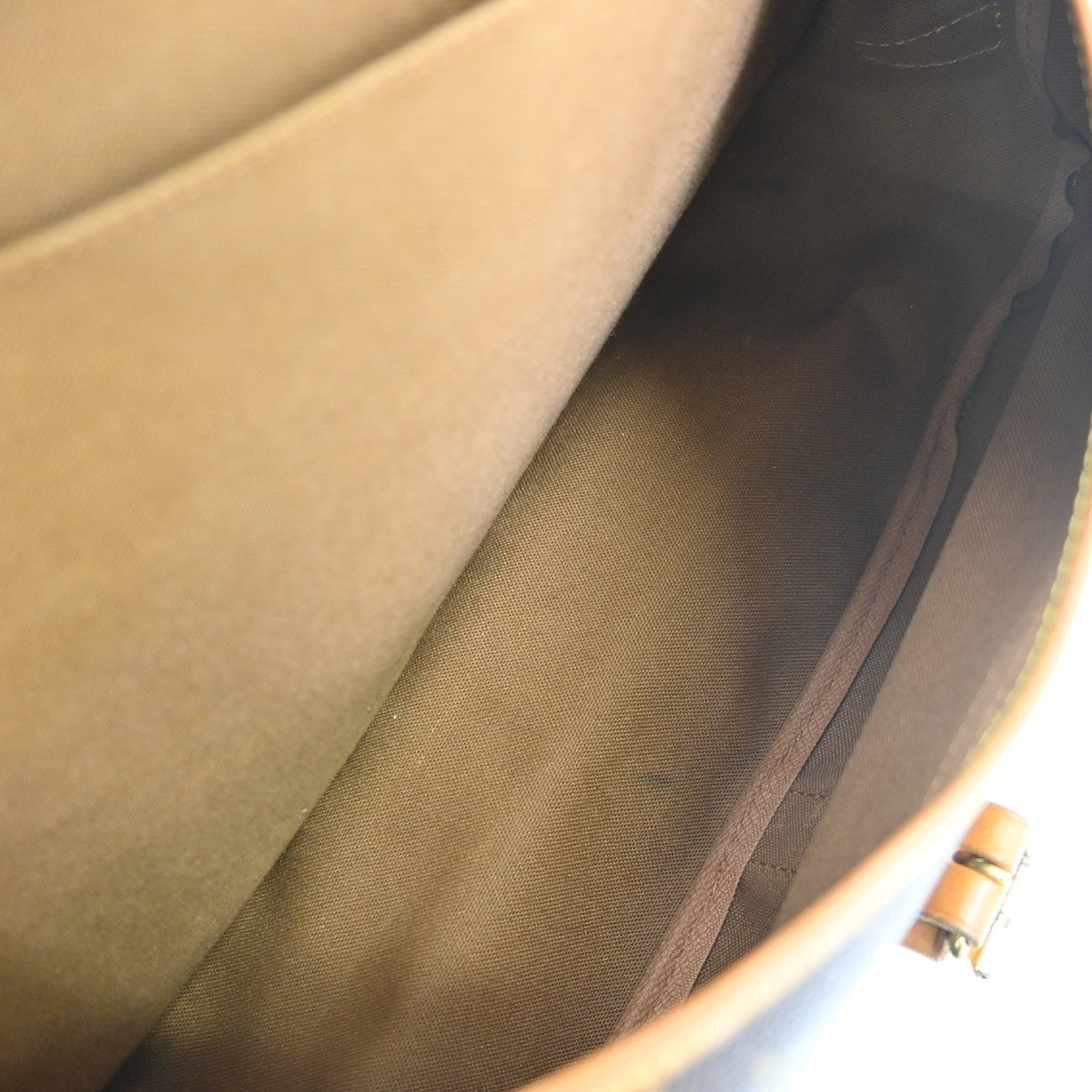 Louis Vuitton Louis Vuitton Saumur Handbag Monogram Canvas Brown Canvas Shoulder Bag Bag (Pre-Loved)