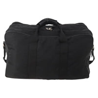 Prada Vintage Boston Bag Nylon Black Nylon Travel Bag Bag (Authentic Pre-Loved)