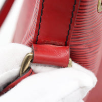 Louis Vuitton Petit Noe Handbag Epi Leather Red Leather Shoulder Bag Bag (Pre-Loved)
