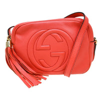 Gucci Gucci Soho Disco Crossbody Bag Leather Pink Leather Shoulder Bag Bag (Pre-Loved)