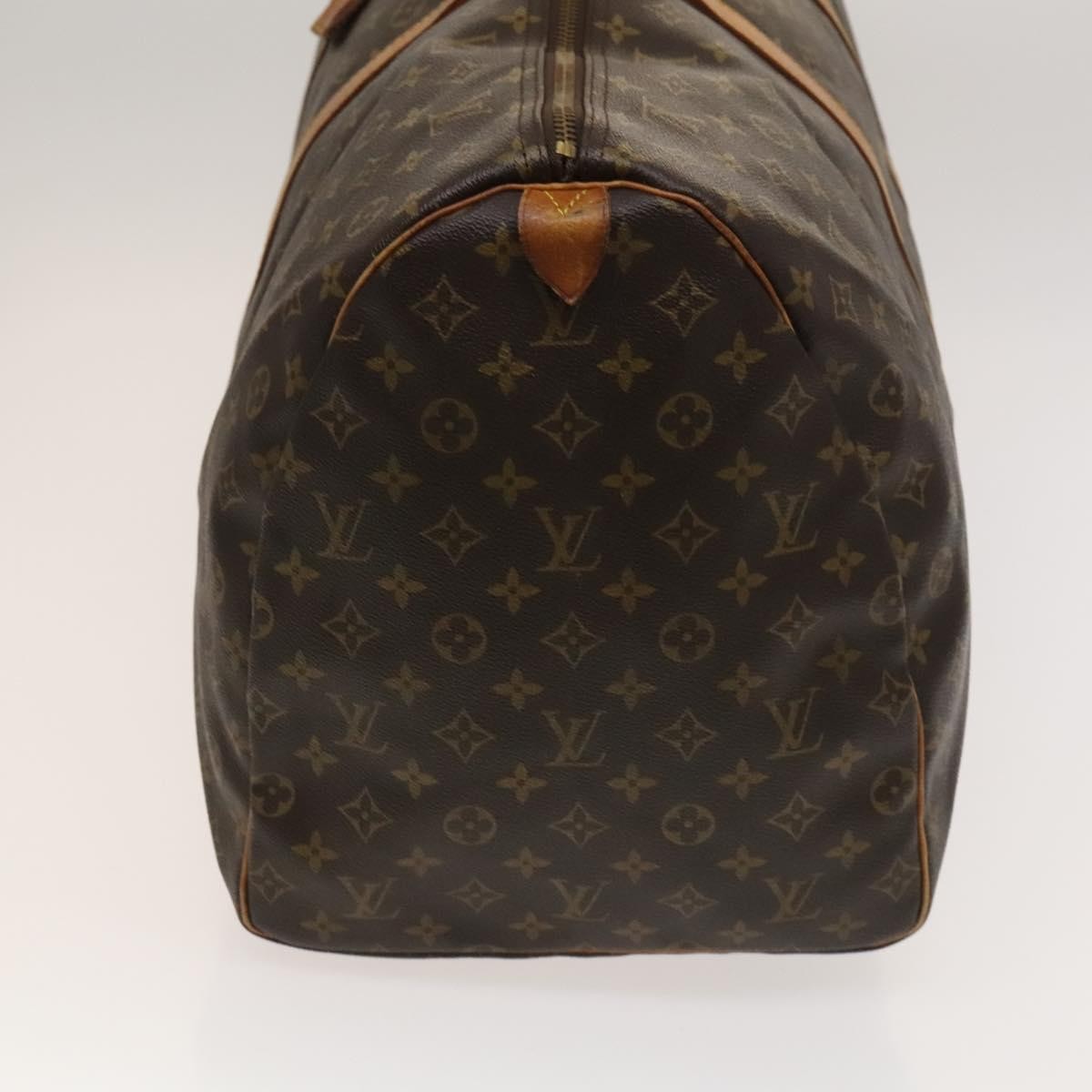 Louis Vuitton Keepall Bag Monogram Canvas Brown Canvas Travel Bag Bag (Authentic Pre-Loved)