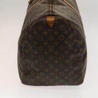 Louis Vuitton Keepall Bag Monogram Canvas Brown Canvas Travel Bag Bag (Authentic Pre-Loved)