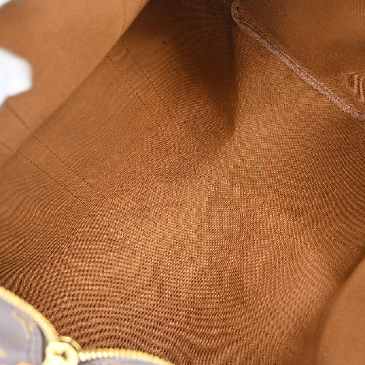 Louis Vuitton Keepall Bag Monogram Canvas Brown Canvas Travel Bag Bag (Authentic Pre-Loved)
