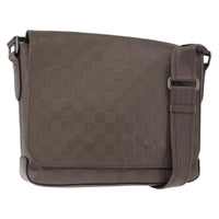 Louis Vuitton Louis Vuitton District Messenger Bag Damier Infini Leather Gray Leather Shoulder Bag Bag (Pre-Loved)