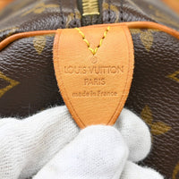 Louis Vuitton Keepall Bag Monogram Canvas Brown Canvas Travel Bag Bag (Pre-Loved)