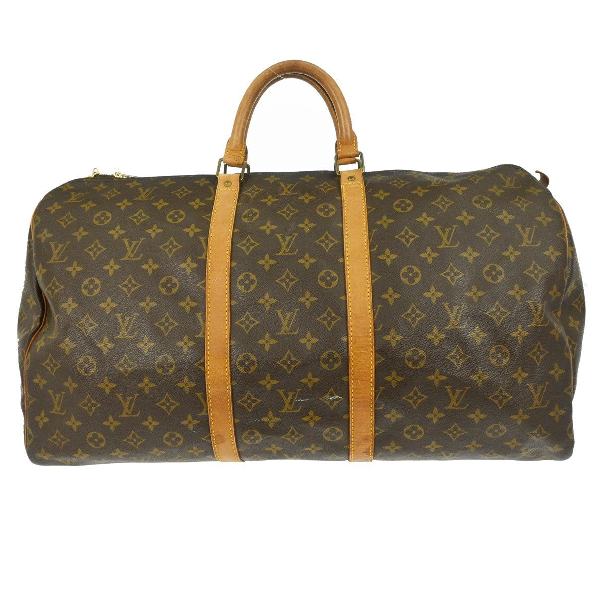 Louis Vuitton Louis Vuitton Keepall Bag Monogram Canvas Brown Canvas Travel Bag Bag (Pre-Loved)
