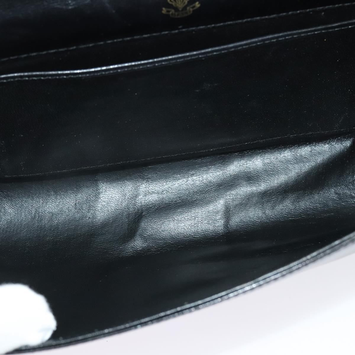 Gucci Vintage Shoulder Bag Leather Black Leather Shoulder Bag Bag (Pre-Loved)