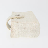 Chanel Vintage Clutch Tweed White Tweed Clutche & Pouche Bag (Pre-Loved)