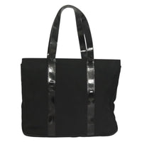 Salvatore Ferragamo Vala Tote Nylon Black Nylon Tote Bag Bag (Pre-Loved)
