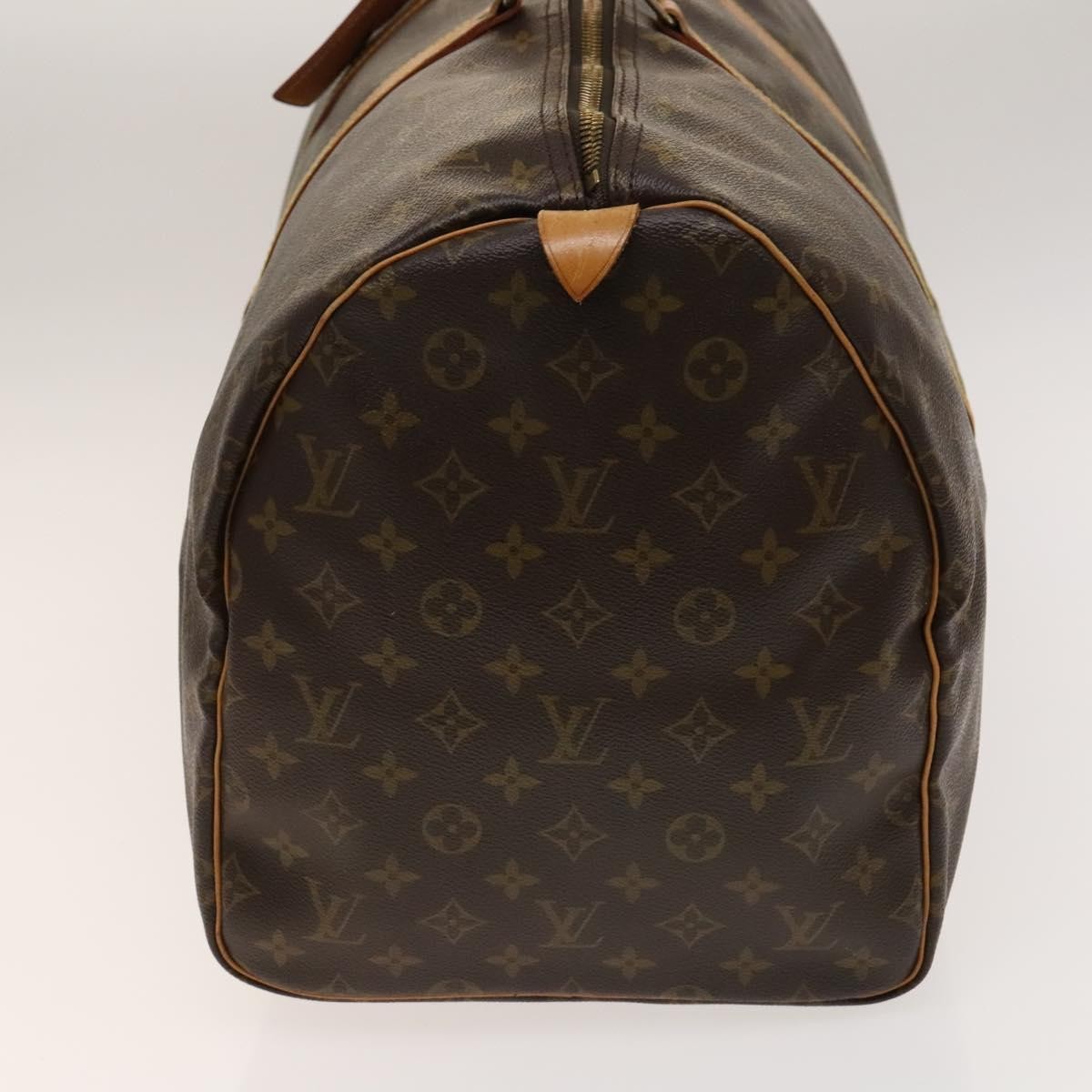 Louis Vuitton Keepall Bag Monogram Canvas Brown Canvas Travel Bag Bag (Authentic Pre-Loved)