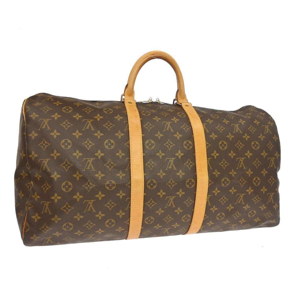 Louis Vuitton Louis Vuitton Keepall Bag Monogram Canvas Brown Canvas Travel Bag Bag (Pre-Loved)