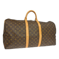 Louis Vuitton Louis Vuitton Keepall Bag Monogram Canvas Brown Canvas Travel Bag Bag (Pre-Loved)
