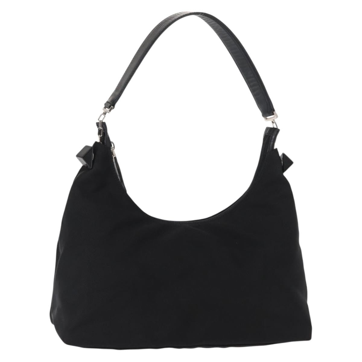 Salvatore Ferragamo Vala Shoulder Bag Nylon Black Nylon Shoulder Bag Bag (Authentic Pre-Loved)
