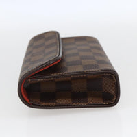 Louis Vuitton Florentine Waist Bag Damier Canvas Brown Canvas Clutche & Pouche Bag (Authentic Pre-Loved)