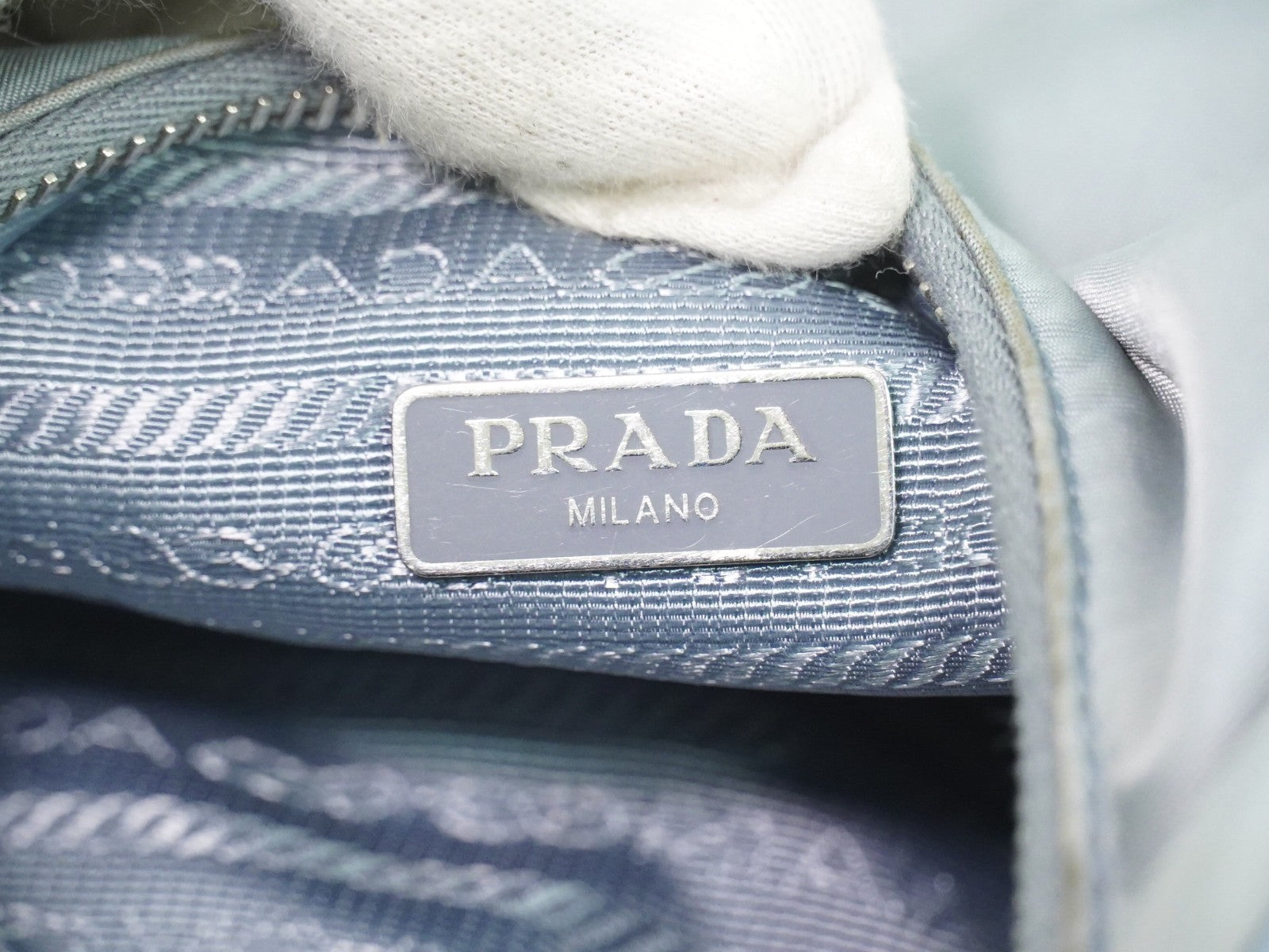 Prada Re-Edition 2005 Shoulder Bag Tessuto Blue Nylon Shoulder Bag Bag (Pre-Loved)