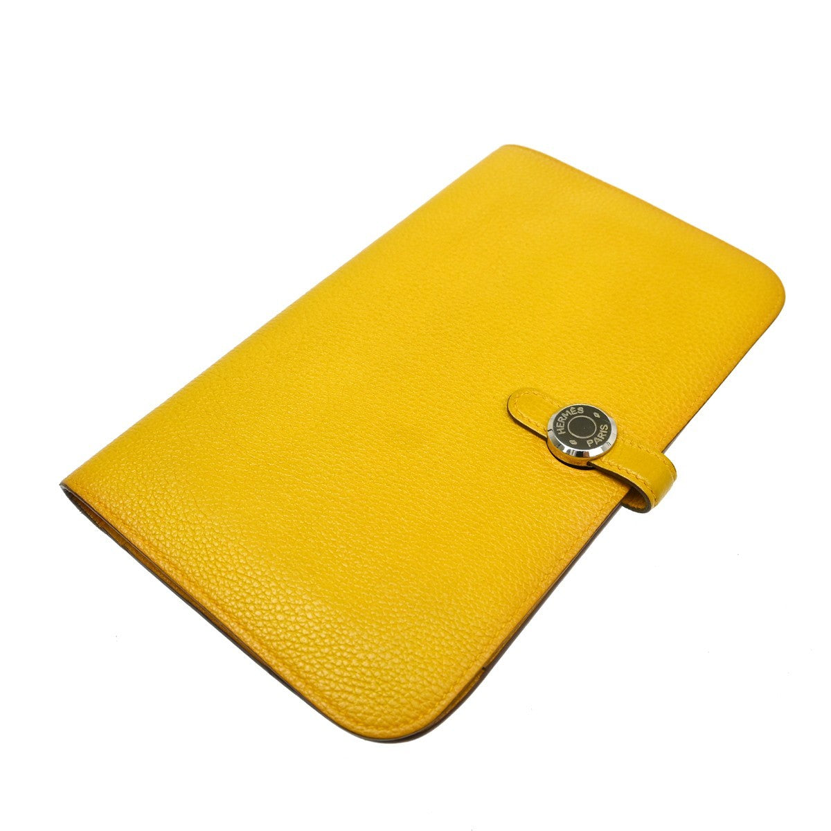 Hermes Dogon Duo Combined Wallet Leather Yellow Leather Wallets Accessory (Authentic Pre-Loved)