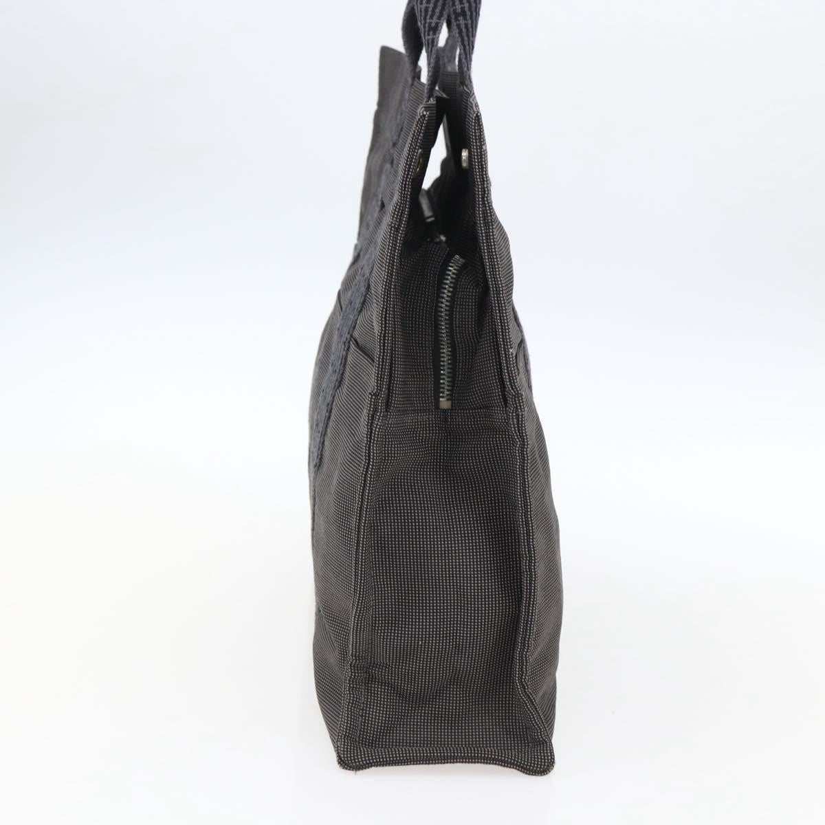 Hermes Fourre-Tout Herline Canvas Gray Canvas Tote Bag Bag (Authentic Pre-Loved)