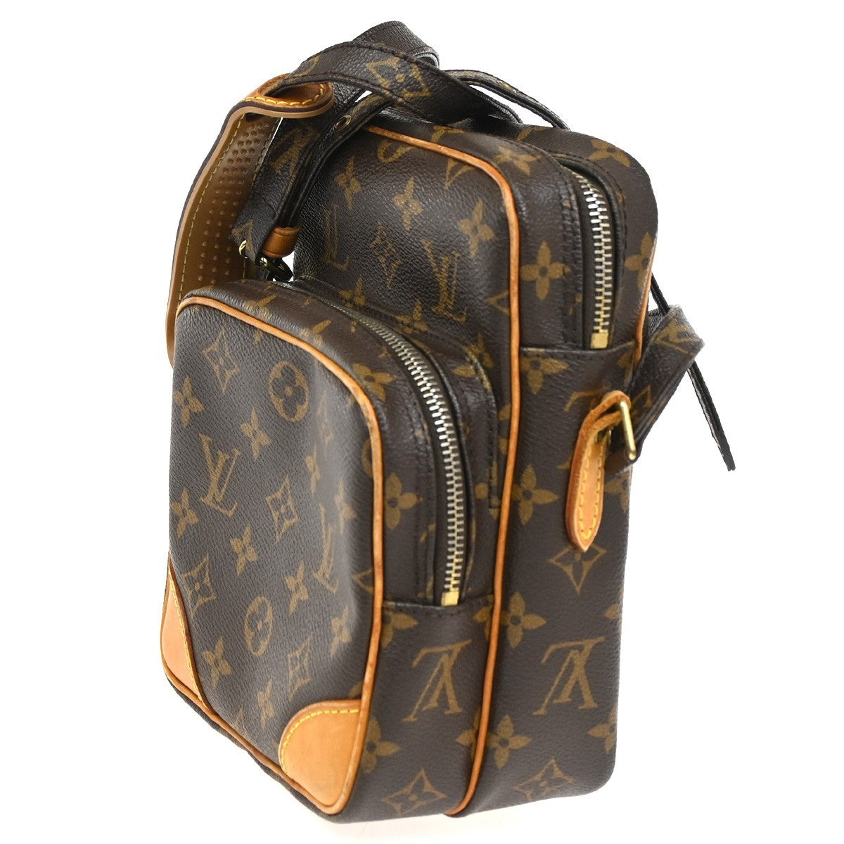 Louis Vuitton Amazone Bag Monogram Canvas Brown Canvas Shoulder Bag Bag (Pre-Loved)
