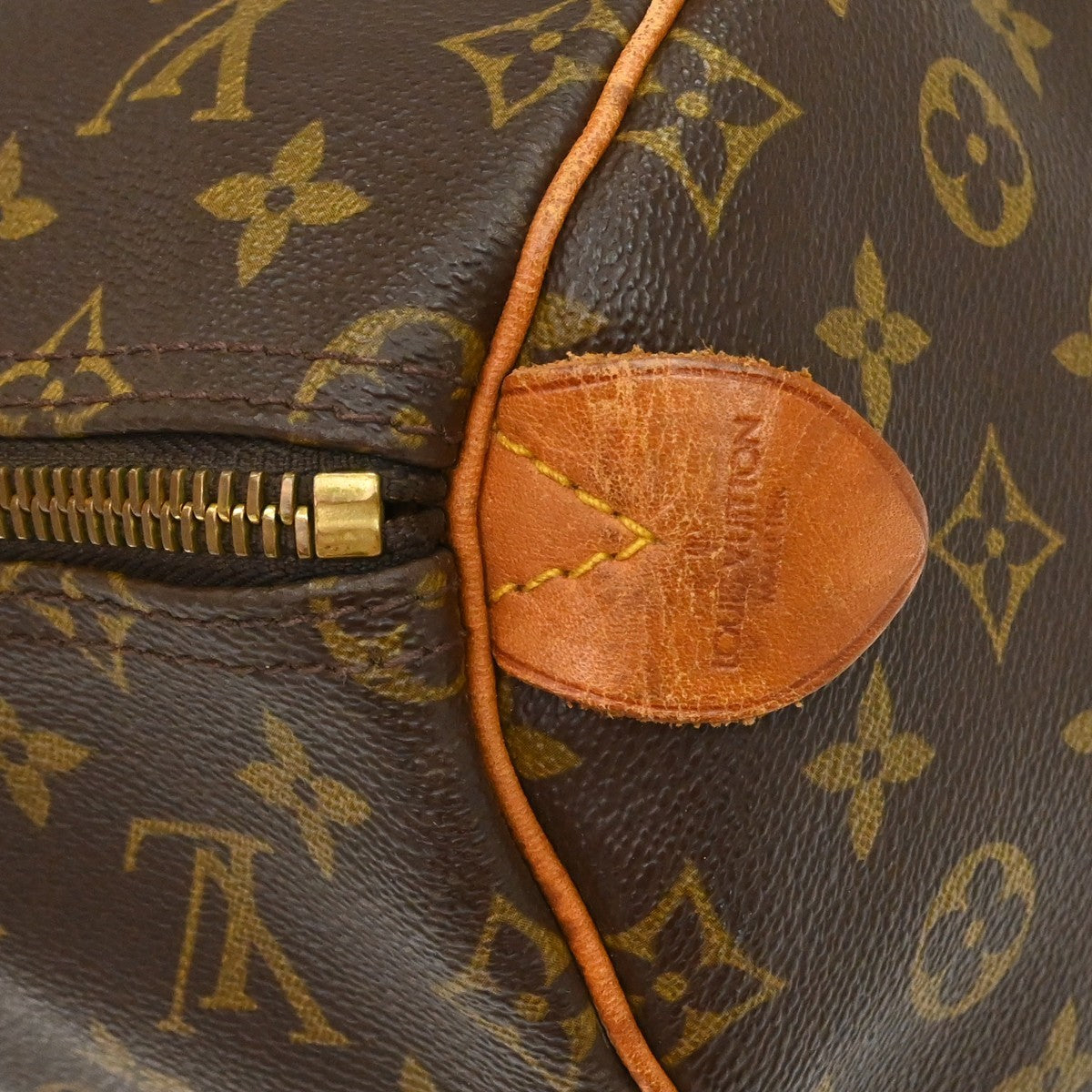 Louis Vuitton Louis Vuitton Keepall Bag Monogram Canvas Brown Canvas Travel Bag Bag (Pre-Loved)