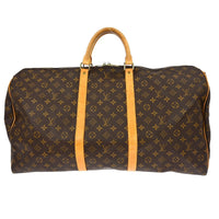 Louis Vuitton Louis Vuitton Keepall Bandouliere Bag Monogram Canvas Brown Canvas Travel Bag Bag (Authentic Pre-Loved)