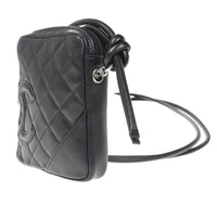 Chanel Cambon Pochette Quilted Leather Black Leather Shoulder Bag Bag (Authentic Pre-Loved)