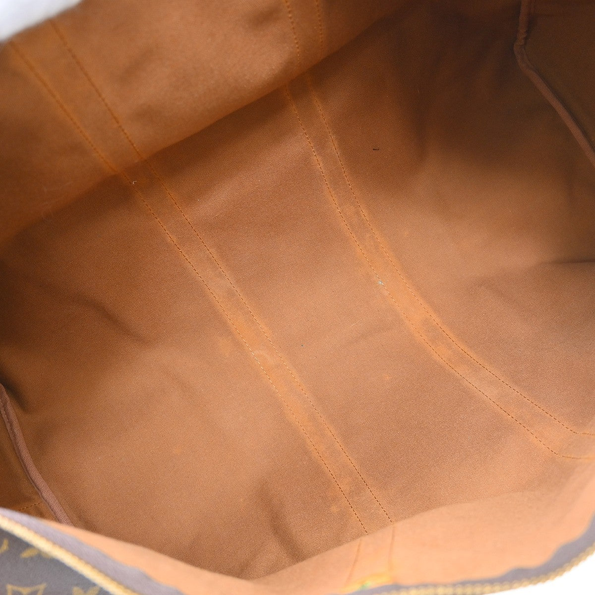 Louis Vuitton Keepall Bandouliere Bag Monogram Canvas Brown Canvas Travel Bag Bag (Pre-Loved)