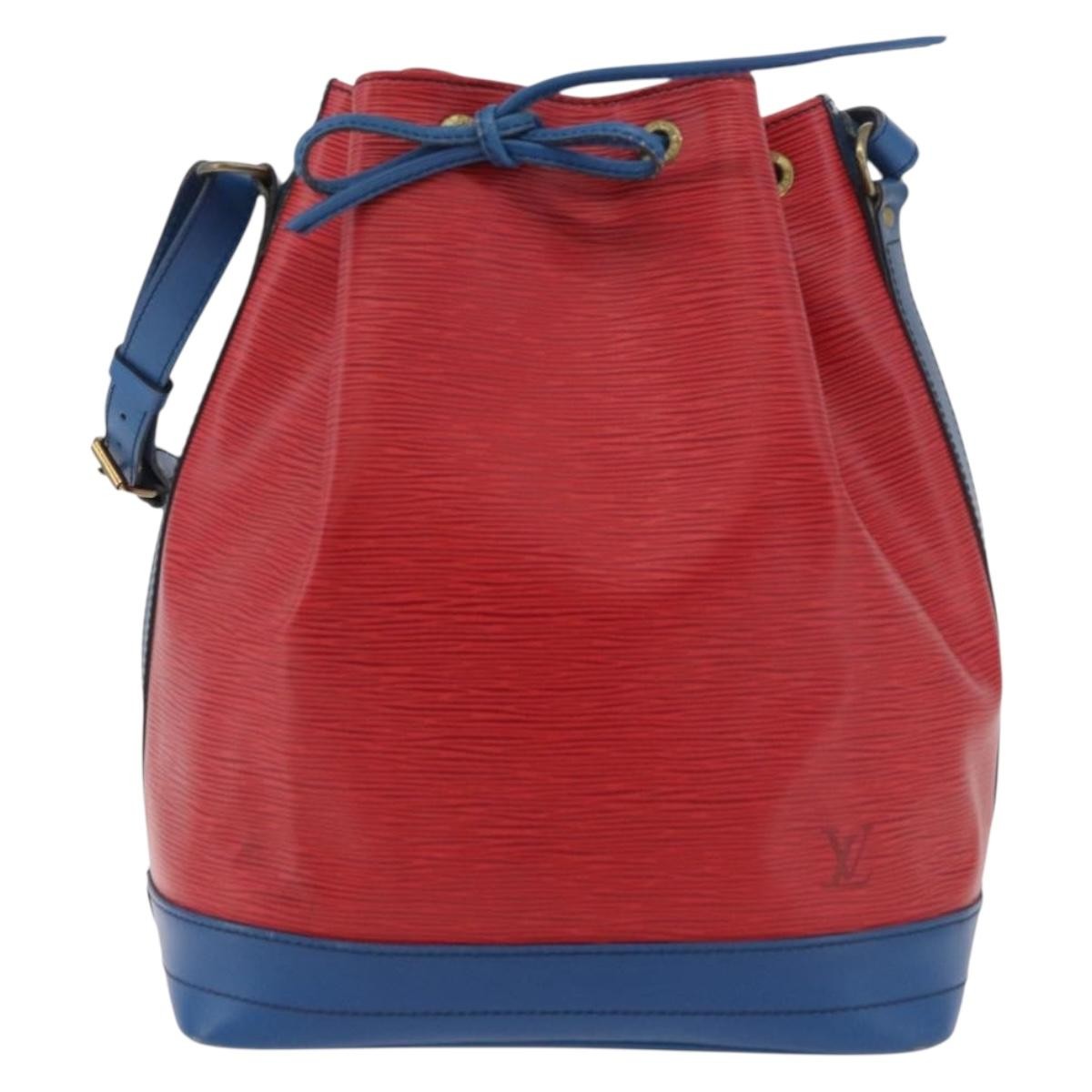Louis Vuitton Bicolor Noe Handbag Epi Leather Red Leather Shoulder Bag Bag (Pre-Loved)