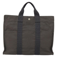 Hermes Fourre-Tout Herline Fourre-Tout Herline Gray Canvas Tote Bag Bag (Authentic Pre-Loved)