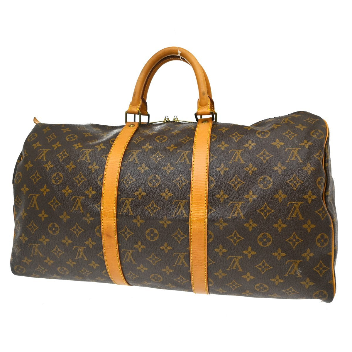 Louis Vuitton Louis Vuitton Keepall Bag Monogram Canvas Brown Canvas Travel Bag Bag (Authentic Pre-Loved)