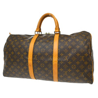 Louis Vuitton Louis Vuitton Keepall Bag Monogram Canvas Brown Canvas Travel Bag Bag (Authentic Pre-Loved)