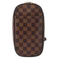 Louis Vuitton Pochette Gange Damier Brown Canvas Clutche & Pouche Bag (Pre-Loved)