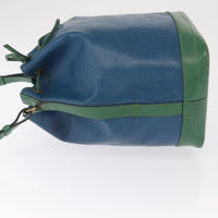 Louis Vuitton Bicolor Noe Handbag Epi Leather Blue Leather Shoulder Bag Bag (Pre-Loved)
