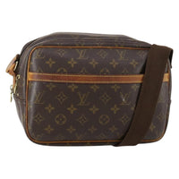 Louis Vuitton Reporter Bag Monogram Canvas Brown Canvas Shoulder Bag Bag (Pre-Loved)