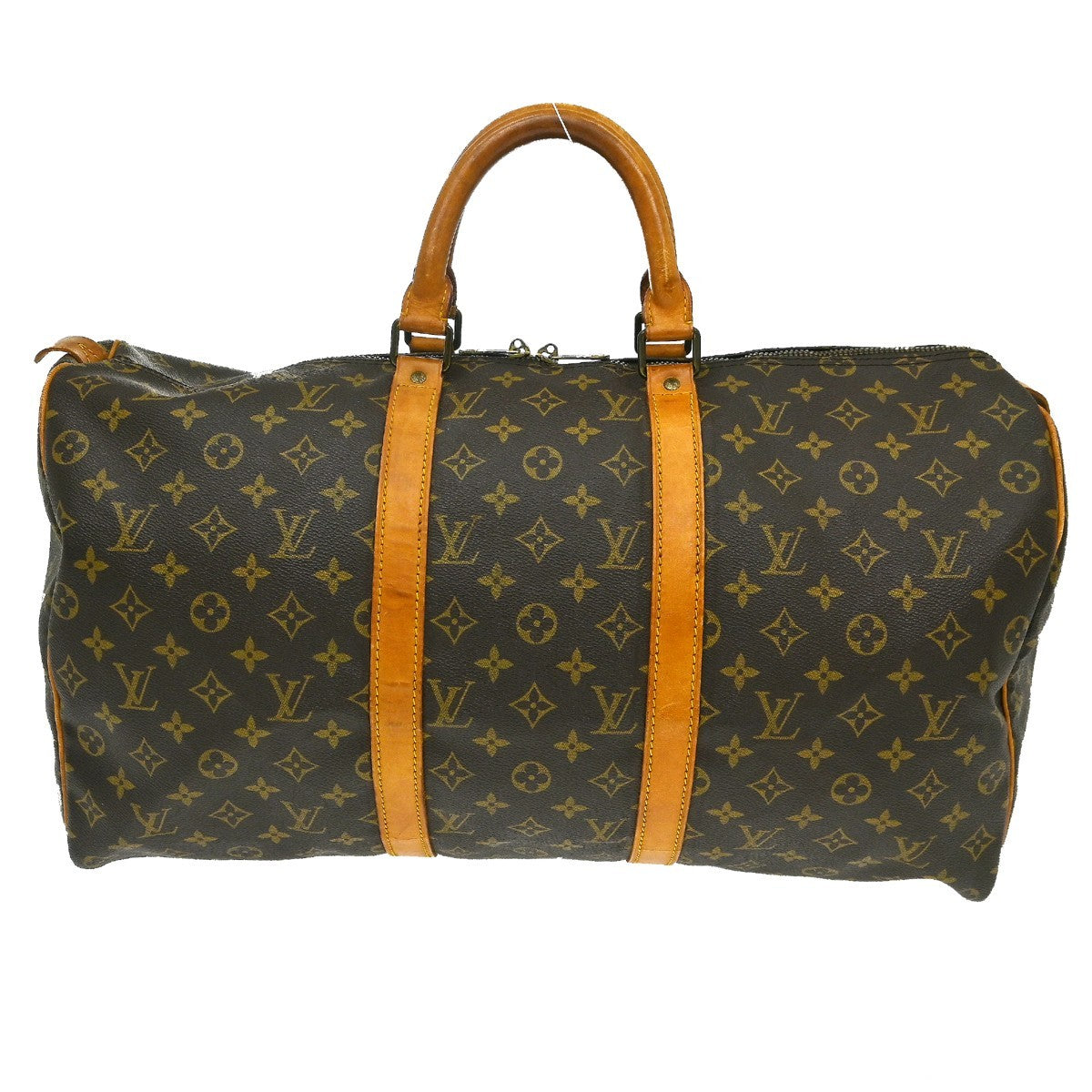 Louis Vuitton Louis Vuitton Keepall Bag Monogram Canvas Brown Canvas Travel Bag Bag (Pre-Loved)