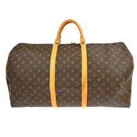 Louis Vuitton Louis Vuitton Keepall Bag Monogram Canvas Brown Canvas Travel Bag Bag (Pre-Loved)