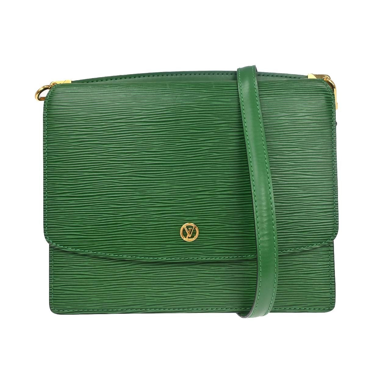 Louis Vuitton Louis Vuitton Grenelle Shoulder Bag Epi Leather Green Leather Shoulder Bag Bag (Pre-Loved)