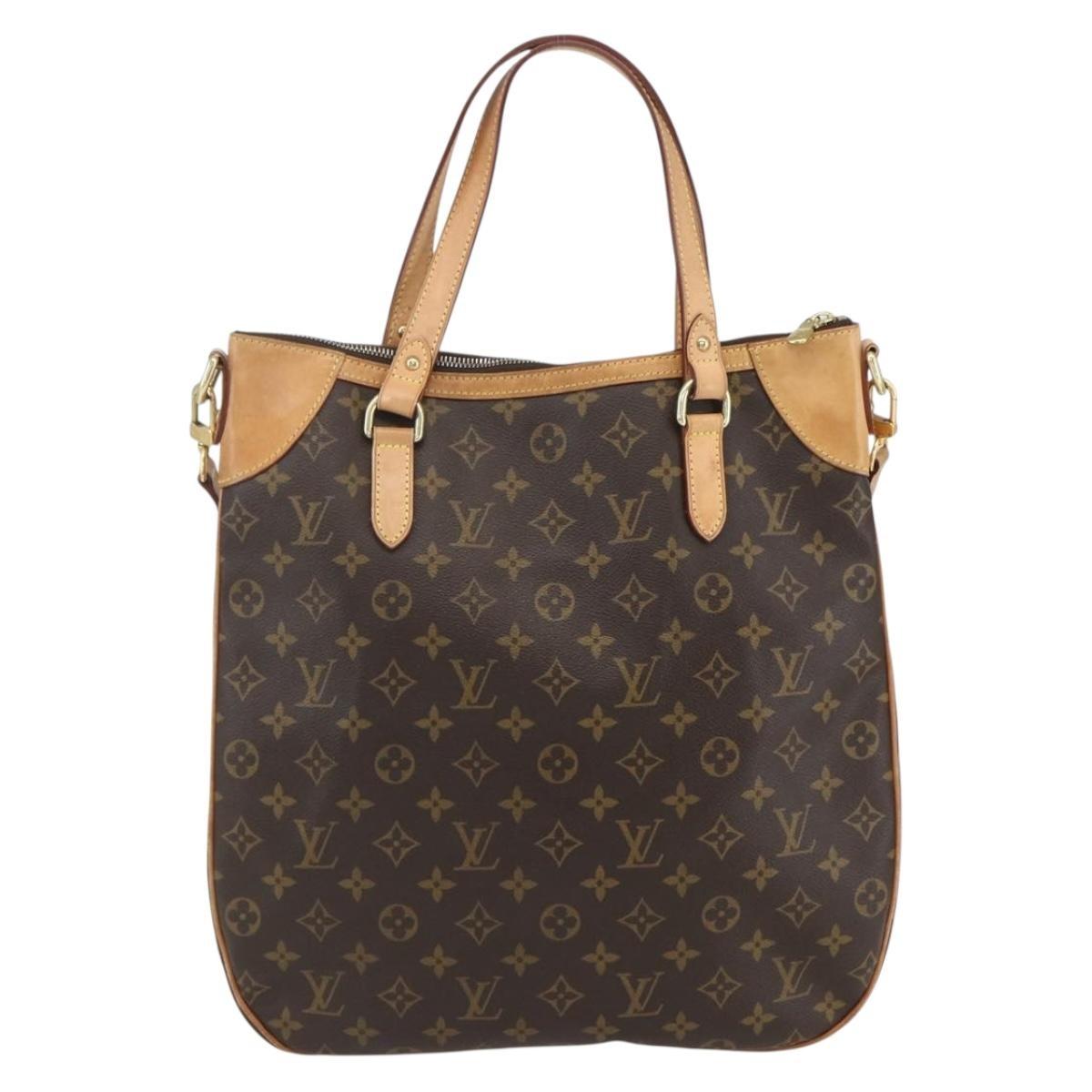 Louis Vuitton Odeon Handbag Monogram Canvas Brown Canvas Shoulder Bag Bag (Authentic Pre-Loved)