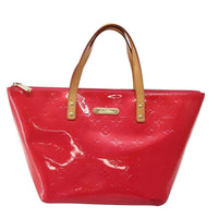 Louis Vuitton Louis Vuitton Bellevue Handbag Monogram Vernis Pink Patent_Leather Tote Bag Bag (Pre-Loved)