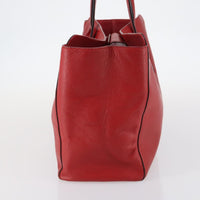 Gucci Swing Tote Leather Red Leather Bag (Pre-Loved)